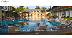 Desktop Screenshot of carolinabeachhotel.lk